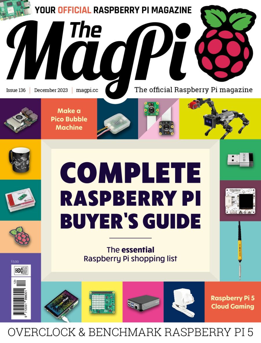 2023-12: The MagPi Magazine #136 (engl.)