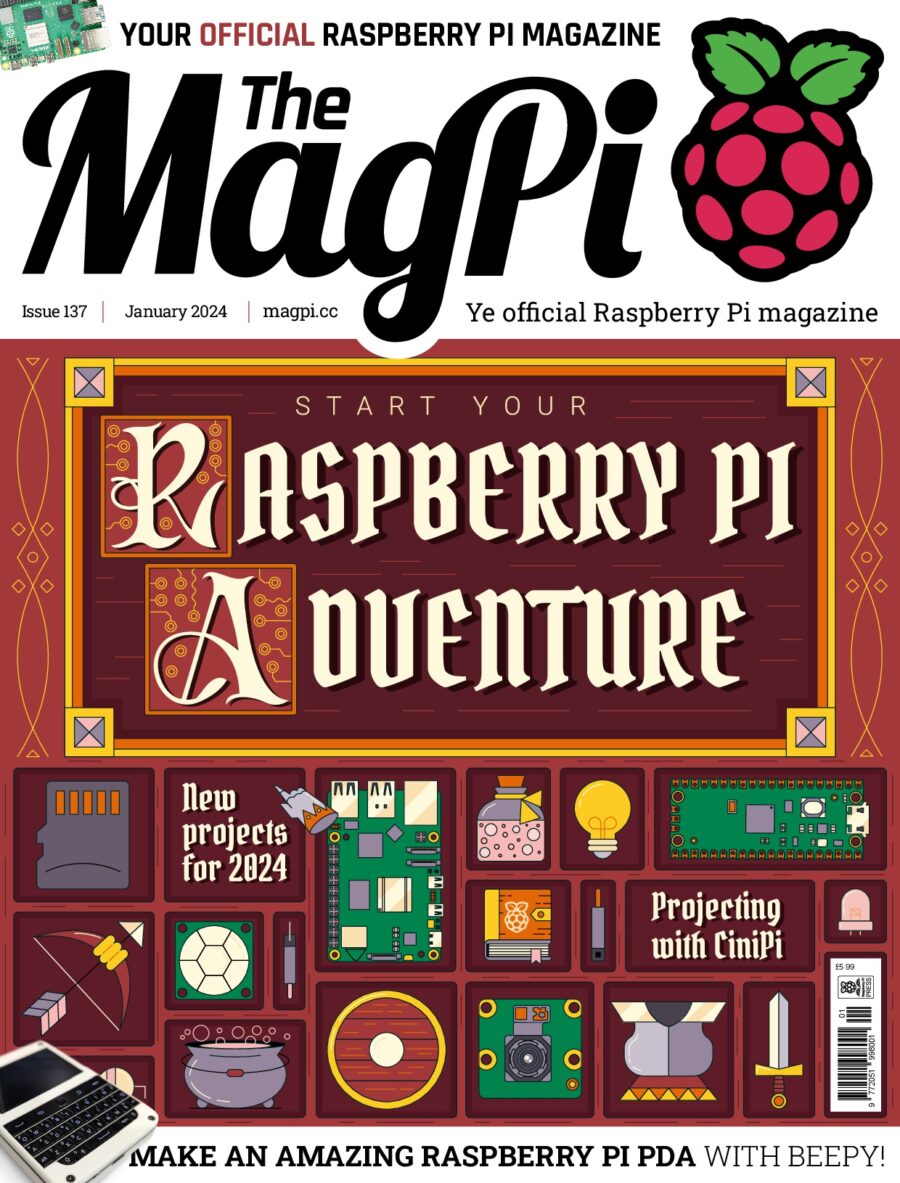2024-01: The MagPi Magazine #137 (engl.)