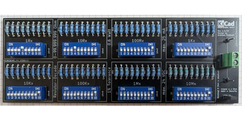 DIP-Präzisions-Widerstandsdekade 2 - Gerber Dateien